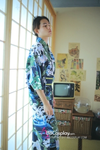 Nagagi Hoạ Tiết Xanh Sóng Biển