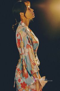 Áo Yukata Xanh Hoa Anh Đào