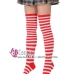 Vớ Sọc Nhuyễn Trắng Đỏ