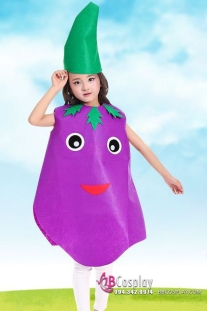 Cà Tím Hóa Trang Cho Bé