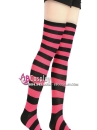 Vớ Sọc Đen Hồng Lolita
