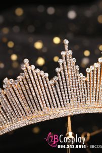 Vương Miện Kim Loại Đính Ngọc