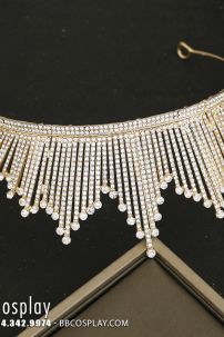 Vương Miện Kim Loại Đính Ngọc