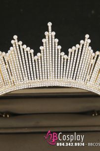 Vương Miện Kim Loại Đính Ngọc