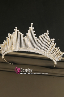 Vương Miện Kim Loại Đính Ngọc