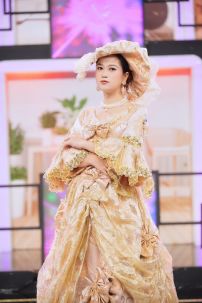 Đầm Công Nương Lavyda Vàng Gold