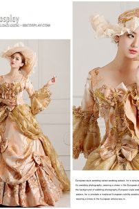 Đầm Công Nương Lavyda Vàng Gold