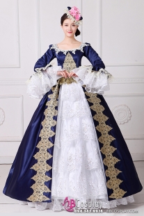 Đầm Quý Tộc Âu Mỹ - Xanh Dương