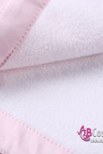 Áo Khoác Noel Hồng Viền Lông Dễ Thương