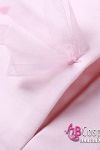 Áo Khoác Noel Hồng Viền Lông Dễ Thương