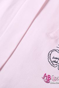 Áo Khoác Noel Hồng Viền Lông Dễ Thương