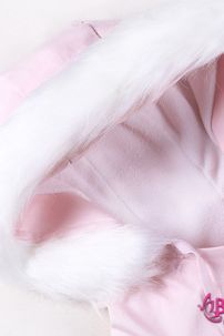 Áo Khoác Noel Hồng Viền Lông Dễ Thương