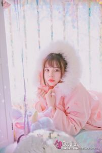 Áo Khoác Noel Hồng Viền Lông Dễ Thương