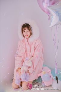 Áo Khoác Noel Hồng Viền Lông Dễ Thương