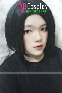 Tóc Đen Ngắn 2 Mái