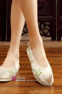 Giày Thêu Hán Phục Đế 2cm Size 37 38