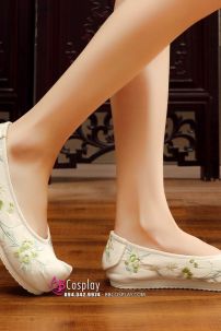 Giày Thêu Hán Phục Đế 2cm Size 37 38