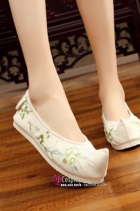 Giày Thêu Hán Phục Đế 2cm Size 37 38