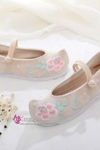 Giày Thêu Hán Phục Đế 4cm Size 38