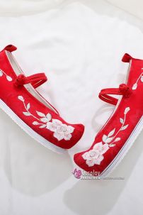 Giày Thêu Hán Phục Đế 4cm Size 38