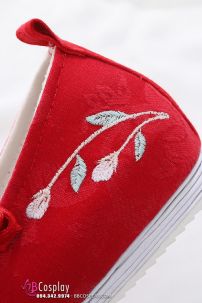 Giày Thêu Hán Phục Đế 4cm Size 38