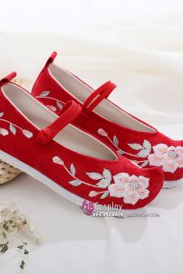 Giày Thêu Hán Phục Đế 4cm Size 38