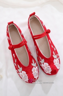 Giày Thêu Hán Phục Đế 4cm Size 38