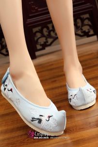 Giày Thêu Hán Phục Đế 2cm Size 38