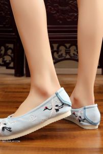 Giày Thêu Hán Phục Đế 2cm Size 38