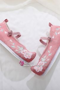 Giày Thêu Hán Phục Đế 4cm Size 38