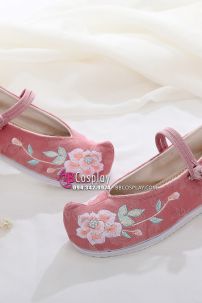Giày Thêu Hán Phục Đế 4cm Size 38
