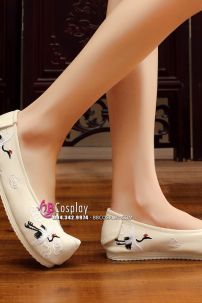 Giày Thêu Hán Phục Đế 2cm Size 38
