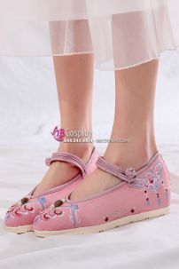 Giày Thêu Hán Phục Đế 4cm Size 37