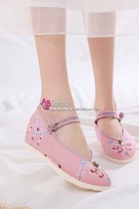 Giày Thêu Hán Phục Đế 4cm Size 37