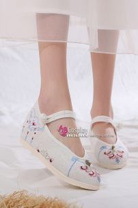 Giày Thêu Hán Phục Đế 4cm Size 38
