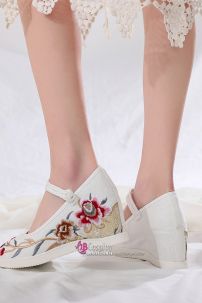 Giày Thêu Hán Phục Đế 6cm 2-37