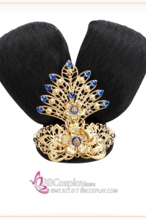 Búi Tóc Tiên Nữ Hằng Nga - Kèm Phụ Kiện Vàng Xanh