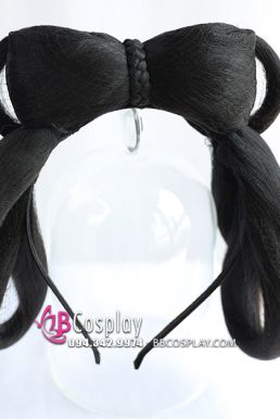 Tóc Giả Cổ Trang Có Nơ 2 Búi 2 Bên