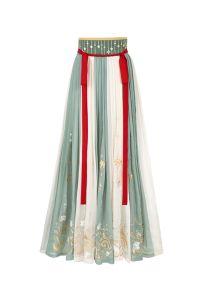 Váy Múa Đôn Hoàng - Bạc Hà Lục Phấn