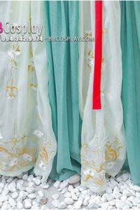 Váy Múa Đôn Hoàng - Bạc Hà Lục Phấn