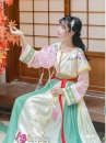 Váy Múa Đôn Hoàng - Bạc Hà Lục Phấn