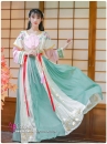 Váy Múa Đôn Hoàng - Bạc Hà Lục Phấn