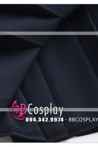 Trang Phục Seifuku - Đầm Nữ Sinh Nhật Hoa Đào Trắng Cơ Bản