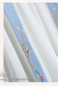 Đồ Nữ Sinh Dân Quốc Áo Xanh Váy Trắng