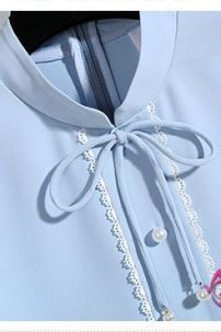 Đồ Nữ Sinh Dân Quốc Áo Xanh Váy Trắng