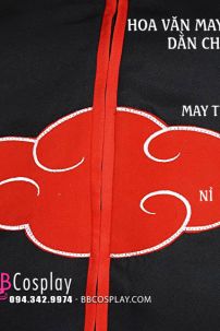 Áo Khoác Akatsuki Cổ Cao