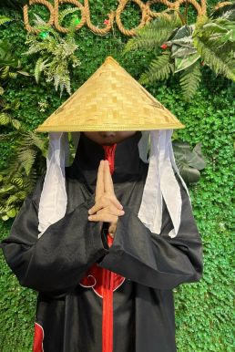 Áo Khoác Akatsuki Cổ Cao