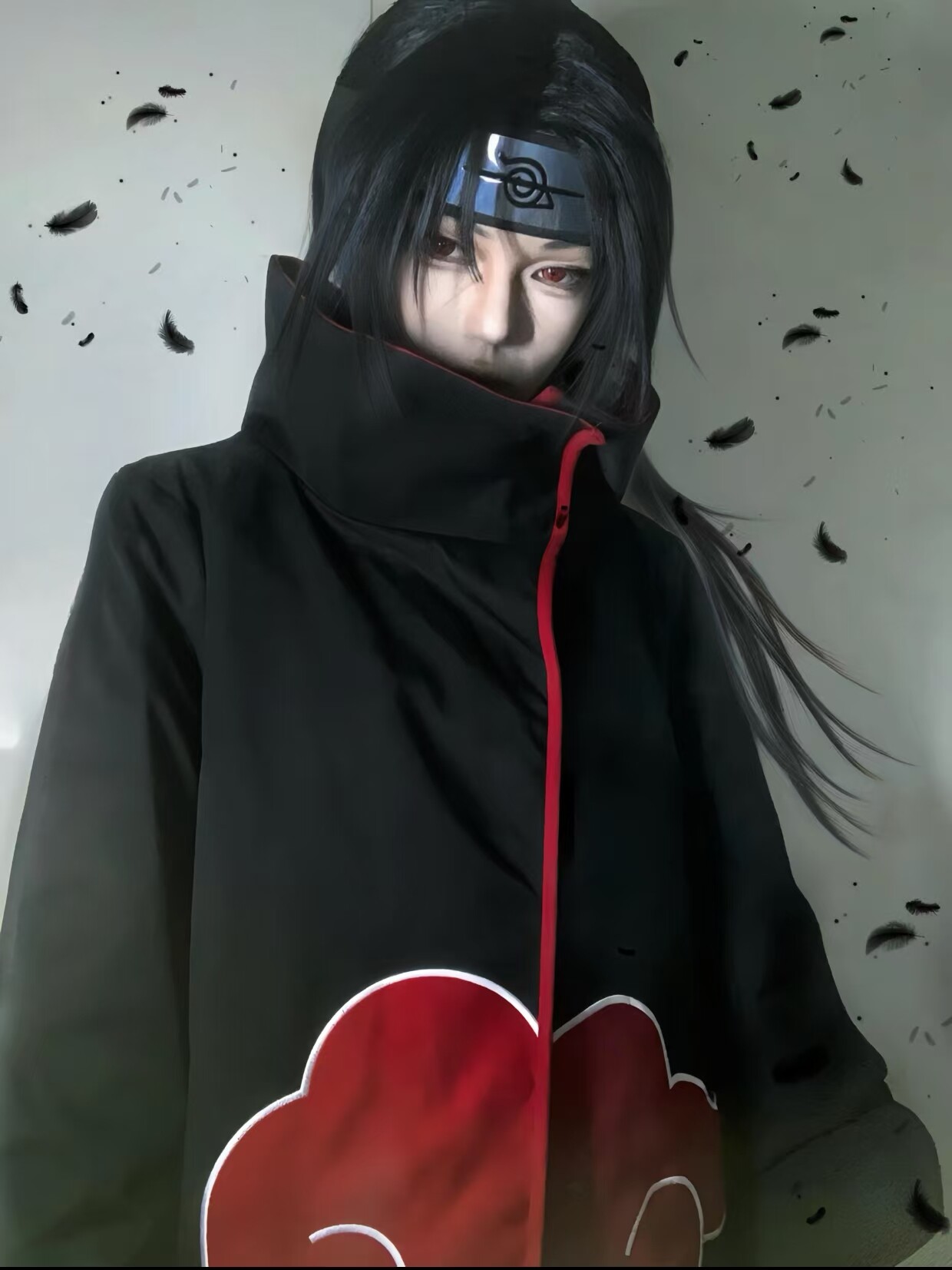 Áo Khoác Akatsuki Cổ Cao