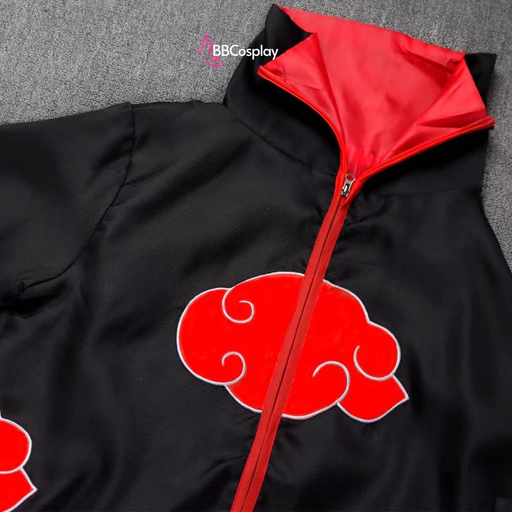 Áo Khoác Akatsuki Cổ Cao