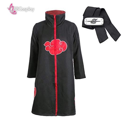 Áo Khoác Akatsuki Cổ Cao